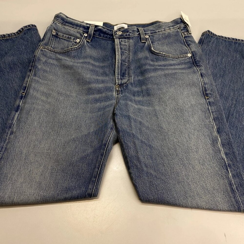 NEW CITIZENS OF HUMANITY Women’s Babylonia Relaxed Straight Jeans Blue Size 30
